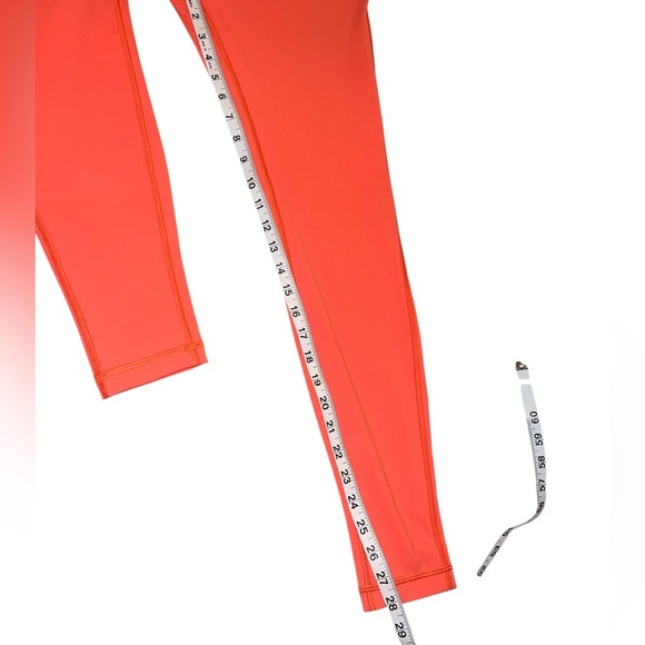 EUC Lululemon Wunder Under High-Rise Tight 28" Full-On Luxtreme Size 10 Orange - Picture 4 of 8